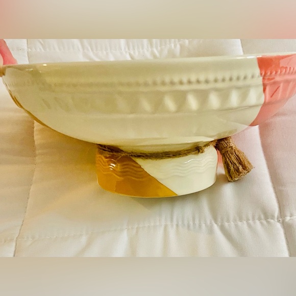 Disney Parks Moana Kakamora Home Decor Ceramic Serving Bowl 10” New $60 MSRP - Picture 8 of 8